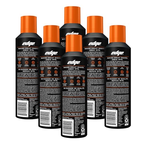 Edge Shaving Gel for Men with Sensitive Skin - 7 oz, 6 Pack - Cooling & Moisturizing
