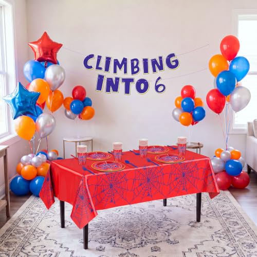 FoldTier 24-Piece Spider Birthday Party Supplies Set - Classic 6 Variation