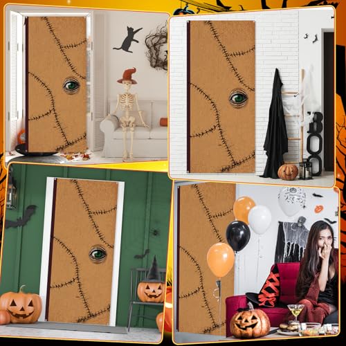 Halloween Witch Magic Book Door Decoration - Large Indoor Outdoor Hanging Banner