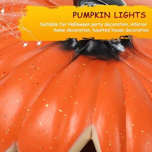 Halloween Pumpkin Lantern - Spooky Indoor Outdoor Jack-o-Lantern Decor