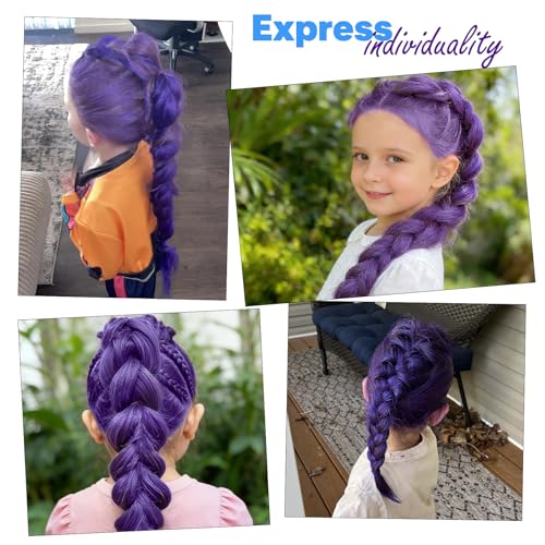 Purple Temporary Hair Spray for Kids & Adults - Washable 120ML, Party & Cosplay
