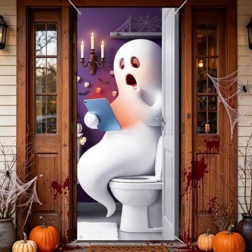 Halloween Ghost Door Cover Movie Night Variation of THIS listing