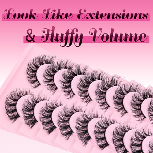 Veleasha Fluffy Wispy D Curl Lash Strips - D07 Variation
