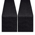 Black Burlap Table Runners 12x84 Inch 2 Pack Rustic Boho Decor - Variation of THIS listing