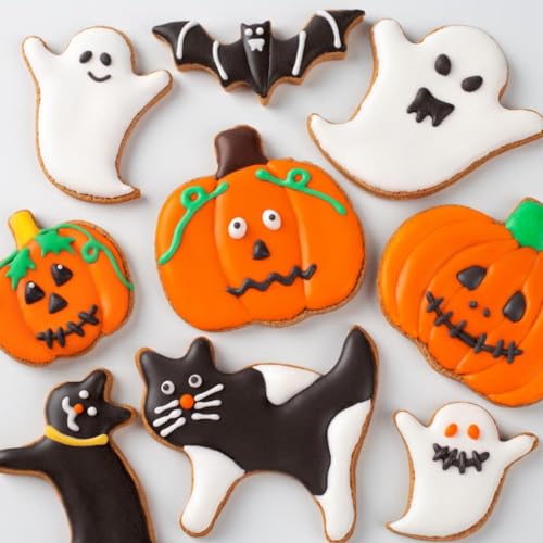 Halloween Cookie Cutter Set - 12 Stainless Steel Shapes for Baking & Party Decorations