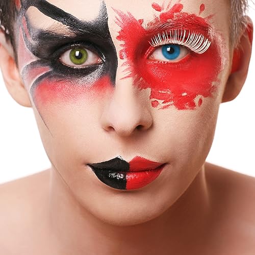 Bowitzki Face and Body Paint 2oz Cream Makeup - Water Based, Red - Special Effects Halloween & Stage Cosmetic