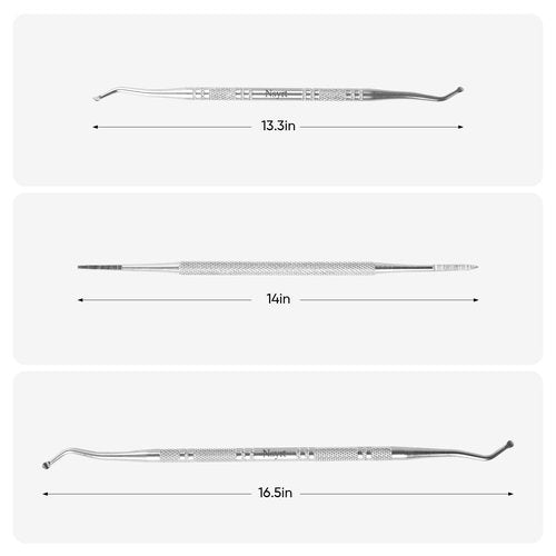 6PCS Ingrown Toenail File and Lifters, Professional Surgical Stainless Steel Ingrown Toenail Tool- Safe Nail Cleaning Treatment Pedicure Tools Kit Under Sidewall Cleaner Pain Relief Accessories