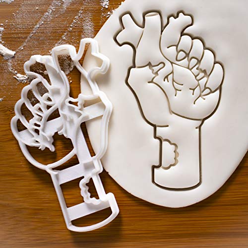 Set of 3 Zombie Cookie Cutters - Horror Design Baking Tools for Cookies & Fondant