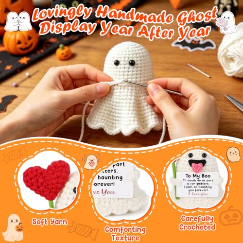 To My Boo Crochet Ghost Romantic Halloween Gift for Couples - Spooky Love Keepsake