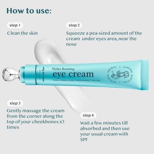 SPRING SISTERS Under Eye Cream for Dark Circles and Puffiness