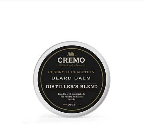 Cremo Beard Balm - Distiller's Blend | Nourishes & Shapes All Lengths of Facial Hair - 2 Ounce