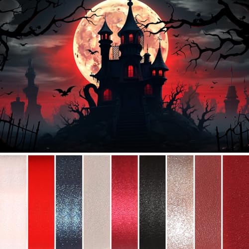 Red Goth Eyeshadow Palette - 9 Colors Vampire & Halloween Makeup - Variation: Red