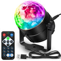NEQUARE Disco Ball Party Lights 7 Modes Sound Activated with Remote Control 1 Pack