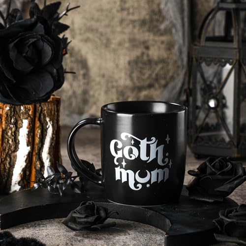 Goth Mom Coffee Mug - Halloween Gift for Mom, 12 oz Ceramic Cup