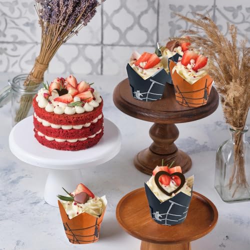 Halloween Tulip Cupcake Liners - Snowman Muffin Baking Cups, 200pcs