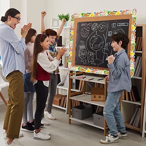 Holiday Bulletin Board Borders - 12 Rolls, Seasonal Classroom Decorations, 394 Feet