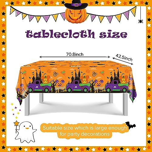Halloween Mouse Tablecloths 3-Pack - Waterproof & Reusable Party Decor