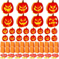 Halloween Luminary Bags with LED Tea Lights - 24 Pack