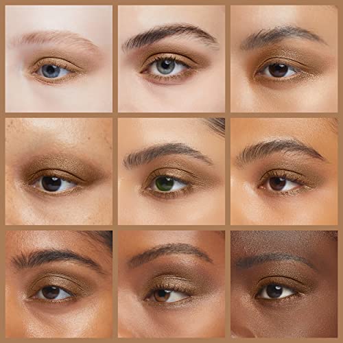 Single Shade Baked Eye Shadow Palette - Pumpkin Orange Glitter 15 Metallic Colors, 8g