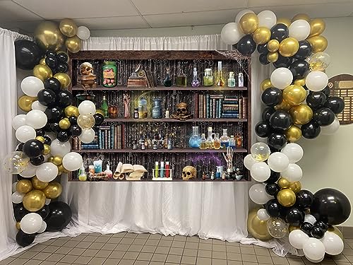 7x5FT Halloween Mad Scientist Laboratory Backdrop - Spooky Science Theme Vinyl Photo Wall