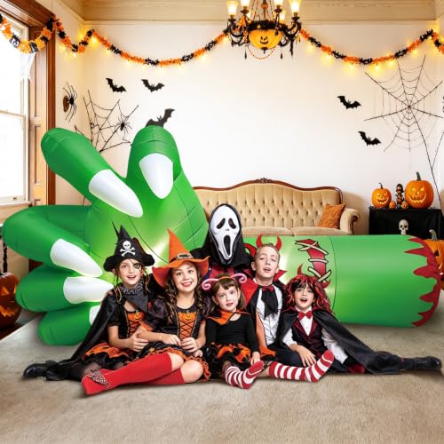 Halloween Inflatable Zombie Hand Decoration 9.4FT Outdoor Yard Decor