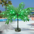 Lighted Palm Tree for Table Decor - Green Luau Party Decorations - 23 Inch Artificial Tree with Lights - Tropical Hawaiian Summer Home Party Centerpiece Variation of THIS listing