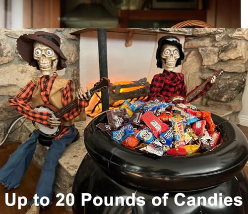 Inflatable Halloween Cauldron Drink Cooler and Party Prop - 22x18 Inch