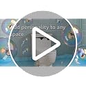 3D Toilet Monster Wall Decal - Funny Removable Bathroom Lid Sticker