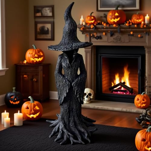 Enchanted Witch Statue 7.9'' Halloween Gothic Resin Decor - Dark Fantasy Figurine - Variation of THIS listing