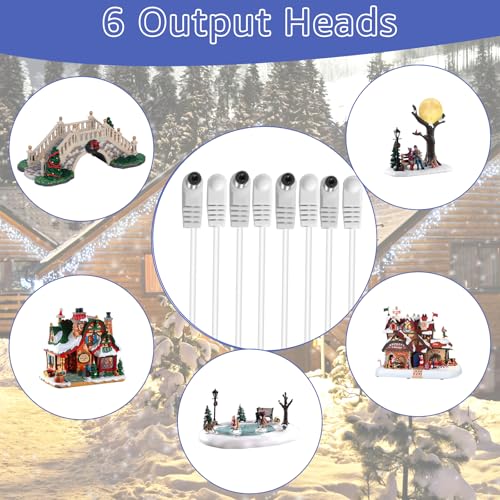 8-Way 4.5V Power Adapter for Lemax Christmas & Halloween Village Lighting