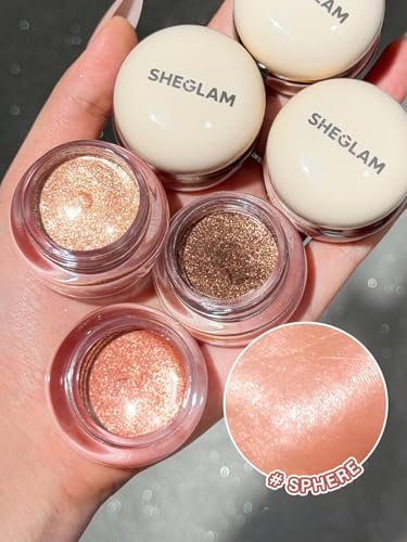 SHEGLAM Starstruck Cream Eyeshadow Pot - High Pigment Long-Lasting Sable