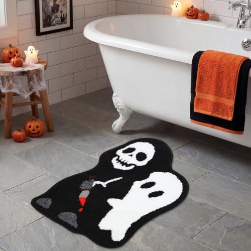 Halloween Ghost Bathroom Rug - Spooky Spooky Bathroom Decor