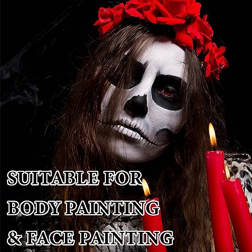 Black Long-Lasting Matte Lipstick Waterproof Body Paint for Halloween Cosplay