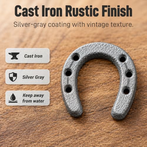 50 Pcs Mini Cast Iron Horseshoes for Decoration - Rustic Farmhouse Style - Variation of THIS listing