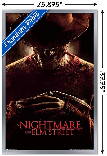 Framed Wall Poster - A Nightmare On Elm Street 2010 - Silver Frame, 24x36