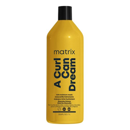 Matrix A Curl Can Dream Rich Mask - Hydrating Leave-In Treatment for Curly & Coily Hair | Sulfate-Free, Paraben-Free