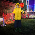 4 Ft Life Size Halloween Animatronics Prop with Sound & Touch - Yellow Variation