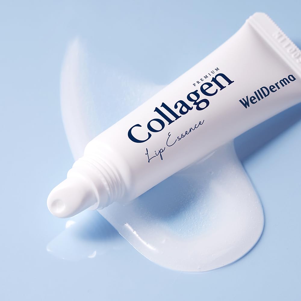 WELLDERMA Collagen Hydro Lip Essence - 2-Pack, 11mL Each | Smooth Glossy Finish with Collagen & Hyaluronic Blend