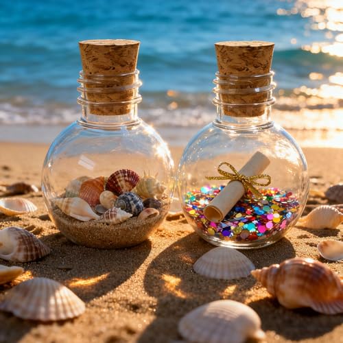 Mini Plastic Potion Bottles with Corks & Accessories - Variation B