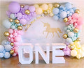 Rainbow Balloon Garland Arch Kit 171PCS Pastel Latex Balloons for Birthday Baby Shower Wedding & Party Decorations - Variation of THIS listing