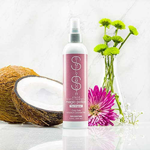 SIMPLY SMOOTH Leave-In Conditioner - Magic Potion Detangler & Heat Protection Spray | Color Safe, 8.5oz