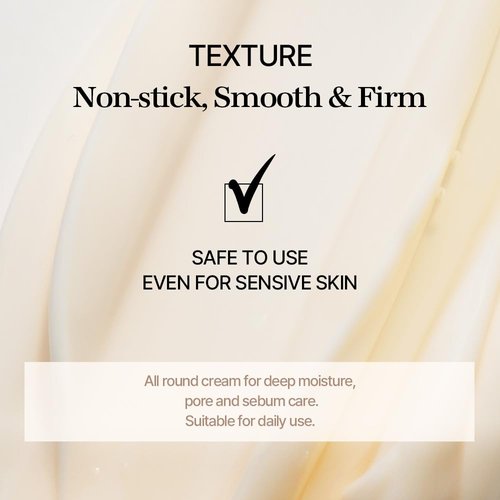 mixsoon Bean Cream-Deep Moisturizer Face Cream, Hydrating and Smoothing for Face, Fermented Soybean Extract, Lightweight Non-Sticky Finish 50ml / 1.69 fl.oz. Korean Glass Skin Care