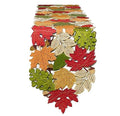 KEVA Fall Maple Leaves Table Runner 13x72in for Thanksgiving Autumn Decor