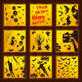 Halloween Window Clings - Zombie Vampire Party Decor, Bloody Handprints, Gray - Kid-Friendly Wall Decals
