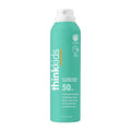 Thinksport Kids Sunscreen Spray - SPF 50 Mineral Protection | Water-Resistant, 6 Fl Oz