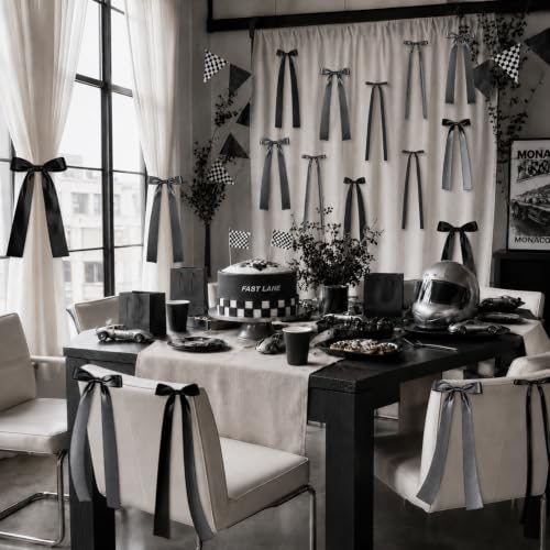 Black Bow Wall Decor - Halloween & Birthday Party Decorations - Variation: Black