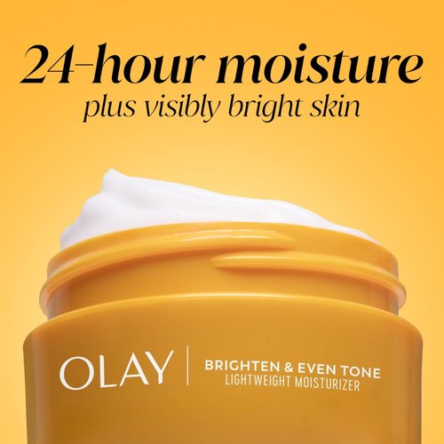 Olay Regenerist Radiance Vitamin C Face Moisturizer: Bright & Even Lightweight Cream for Women - Brightens, Hydrates, Evens Tone + Texture for Glowing Skin - 2 Oz