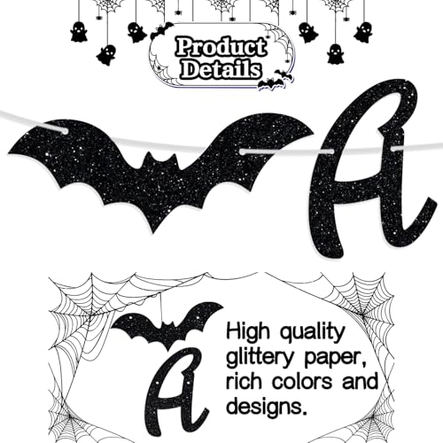 Halloween Baby Shower Banner - Spooky Pregnancy Announcement Decor