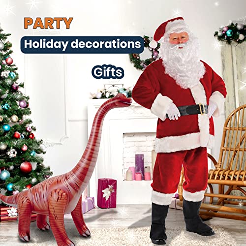 Inflatable Dinosaur Party Decorations Set - Triceratops, Ceratosaurus & Brachiosaurus for Kids Birthday
