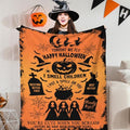 Halloween Witch Blanket 60x50 Fall Throw for Couch Sofa Office Lounge - Witch